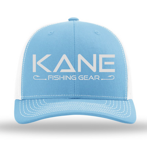 Embroidered Logo Hat – Ocean Blue/White